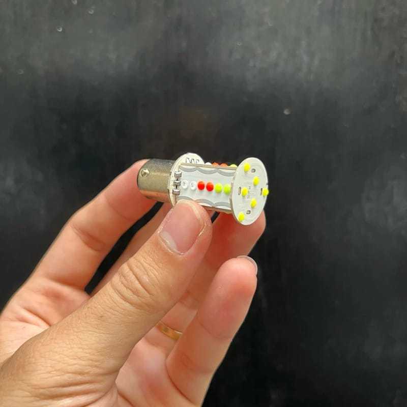 Lampu Rem LED 30Mata COB Senja Running Rem Kedip DC 12Volt Lampu Rem Belakang Motor Mobil Bayonet Ka