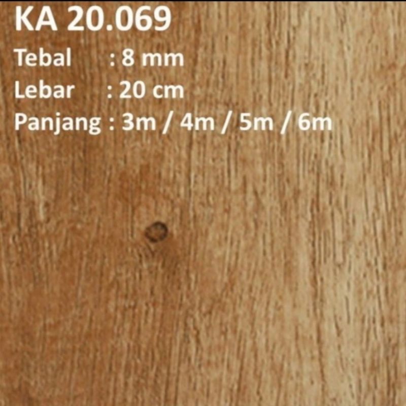 Shunda plafon pvc serat kayu coklat doff KA 20.069