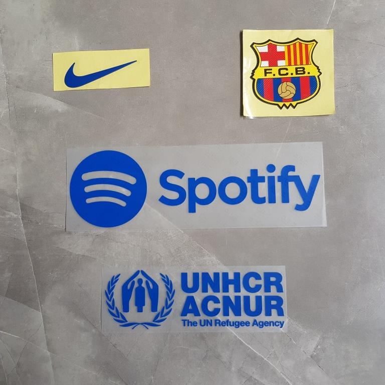 Sponsor FC Barcelona Away Spotify + UNHCR Asli Original Full Set