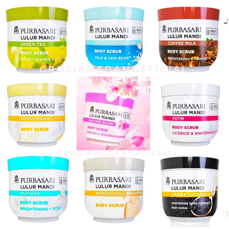 PURBASARI LULUR MANDI KEMASAN 100 DAN 200 G