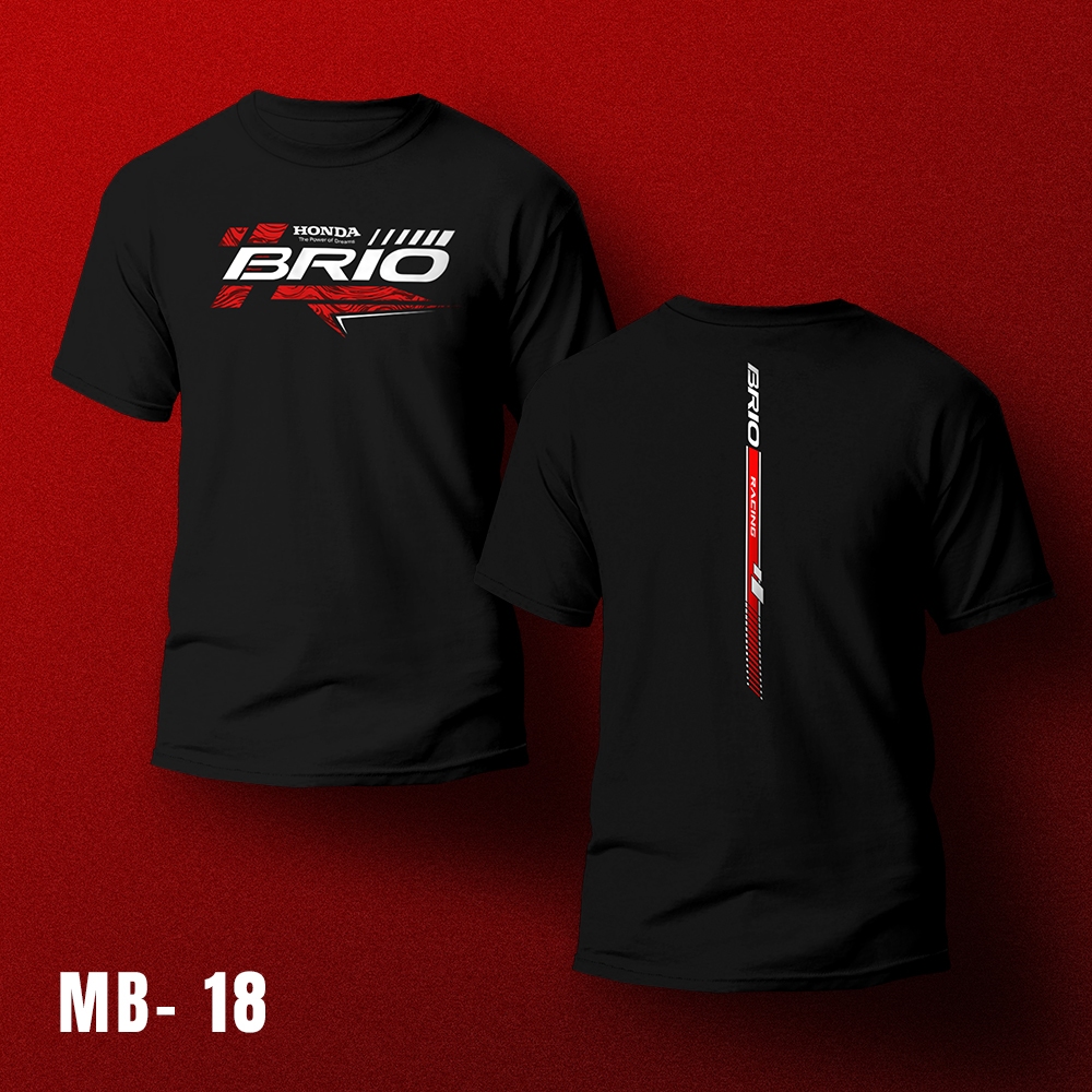 KAOS MOBIL HONDA BRIO / Kaos Honda Brio / Kaos Distro / Baju Mobil / Kaos Mobil / Baju Honda Brio / 