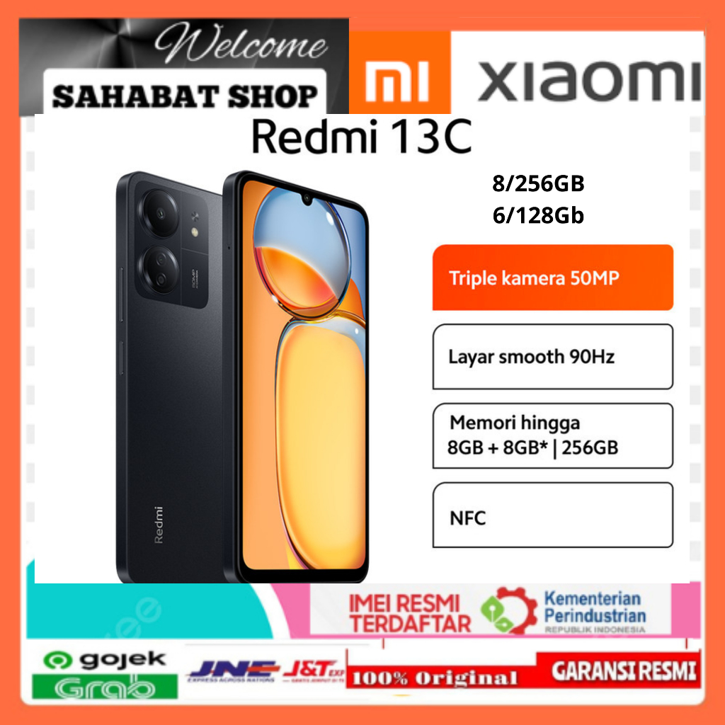 Xiaomi Redmi 13C Ram 6/128 GB | 8/256 GB Garansi Resmi
