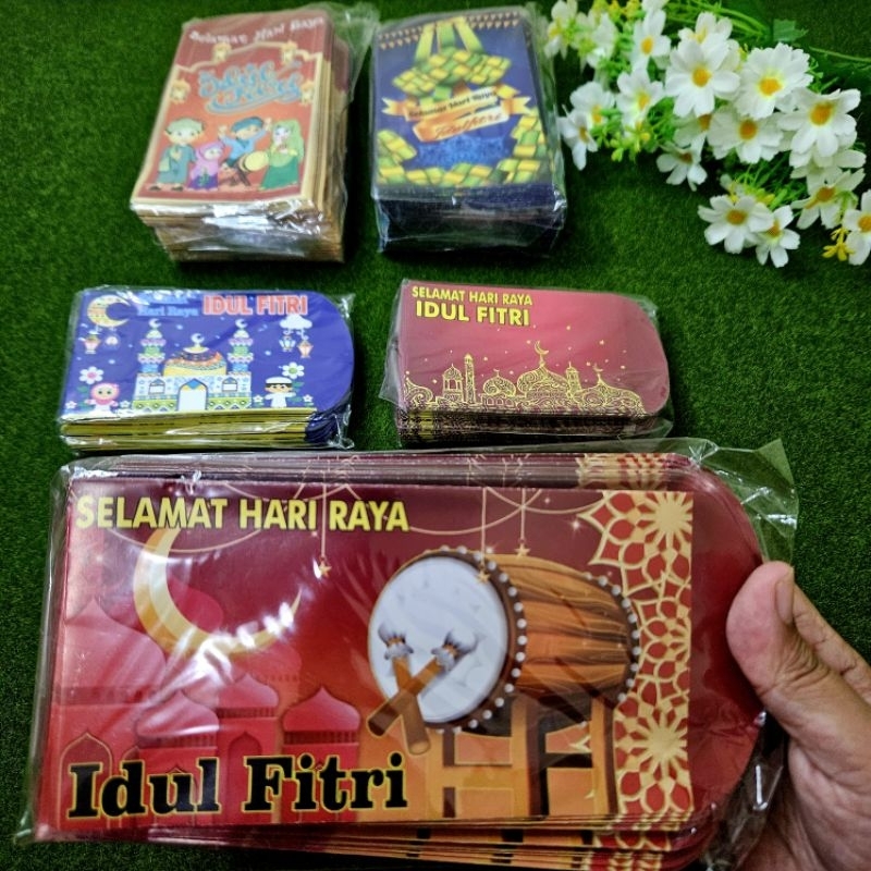 

ITBEL - Isi 100 Lembar Amplop Lebaran Idul Fitri 2025 Terbaru Murah Kertas Poly Angpau Hari Raya Motif Islami Karkter Anak