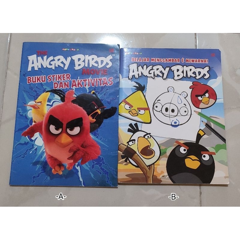 Buku kreativitas anak - angry birds