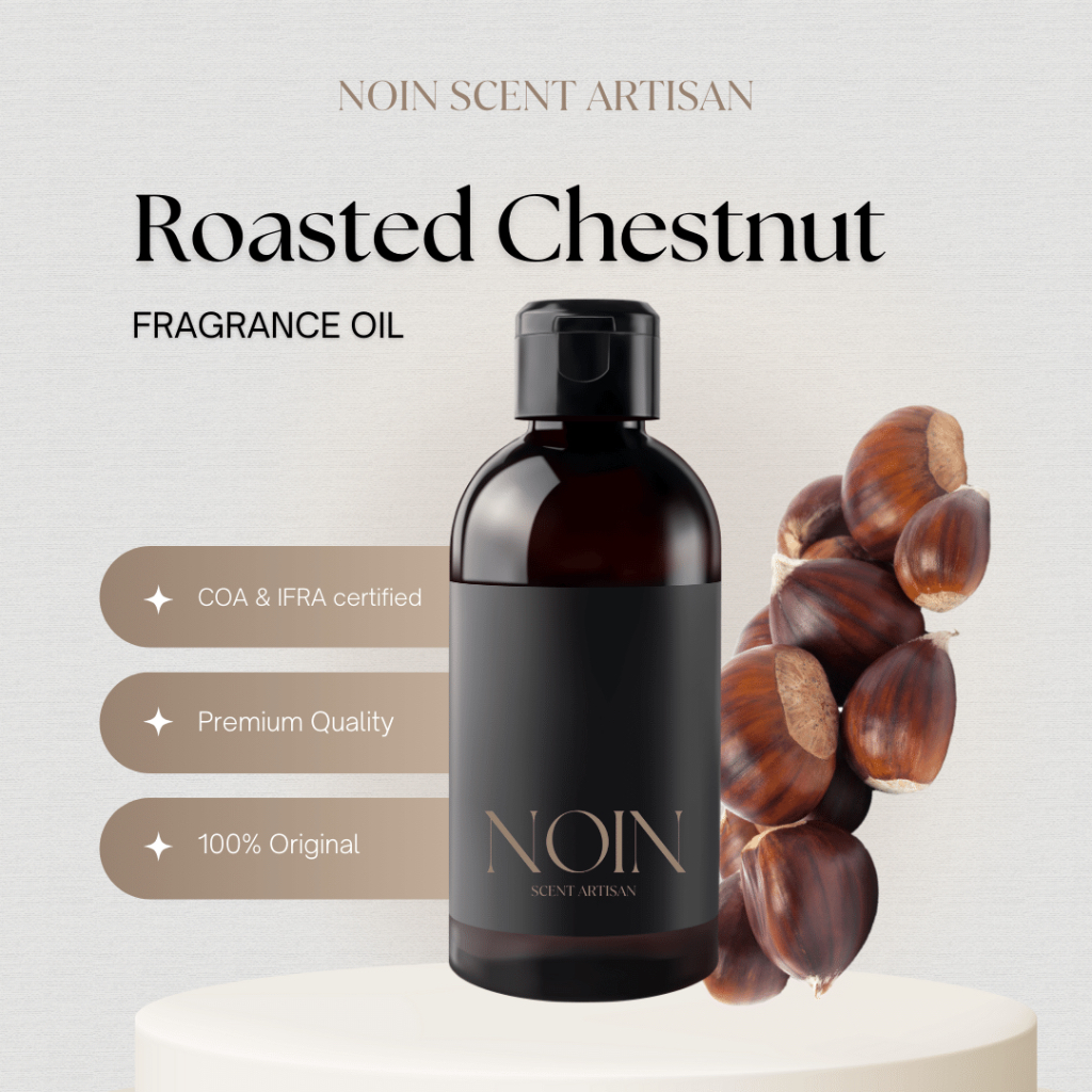 (SAMPLE) ROASTED CHESTNUT FRAGRANCE OIL 2 GR - NOIN SCENT ARTISAN| Biang Bibit Parfum Premium Serbag