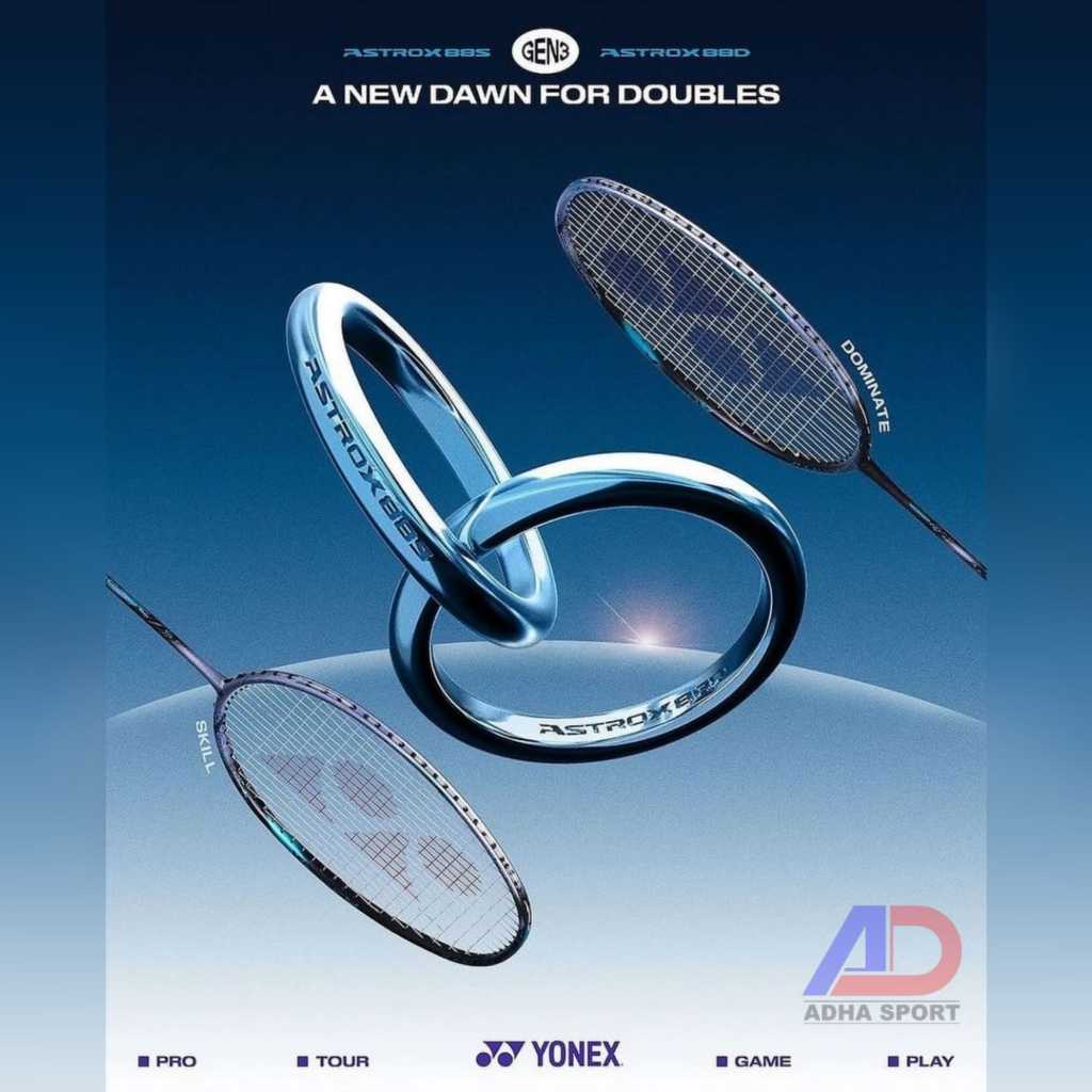 NEW Yonex Astrox 88S / 88D Tour 3rd Generation Raket Badminton Bulutangkis Original