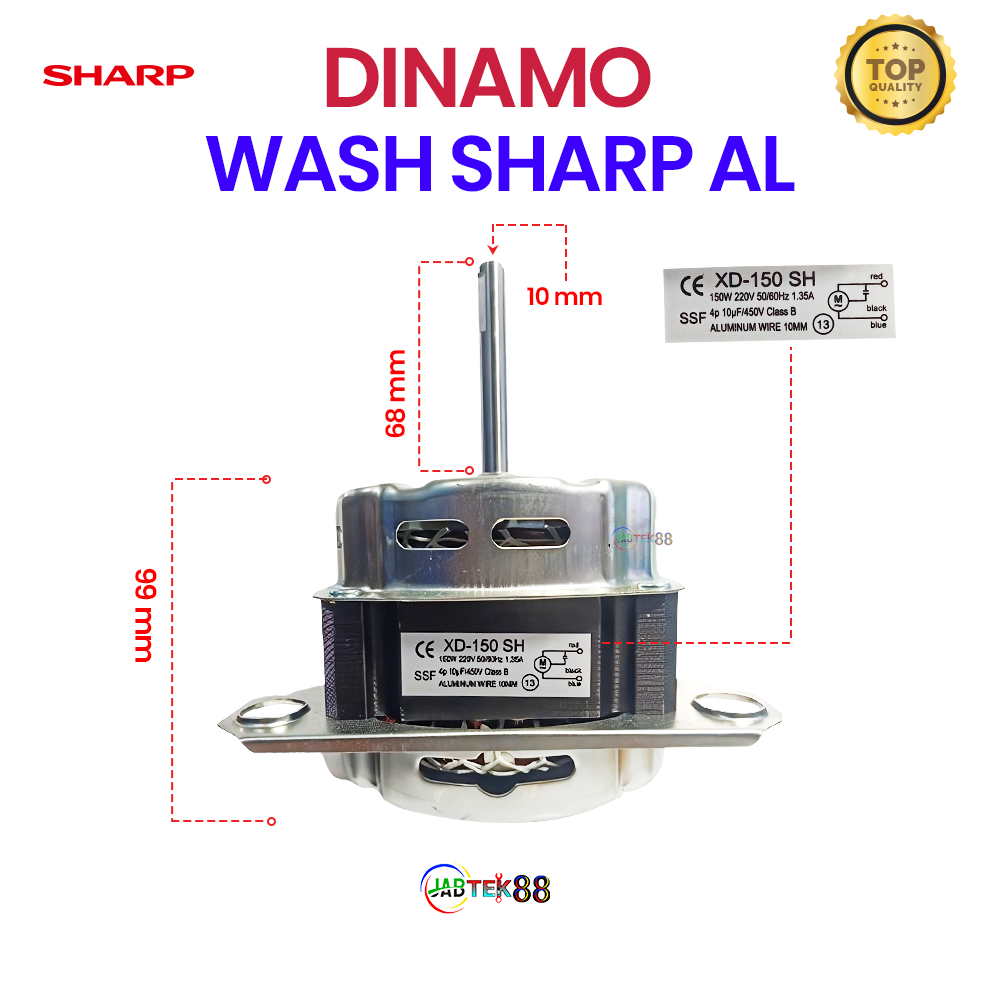 DINAMO MESIN CUCI SHARP | MESIN PENCUCI MESIN CUCI SHARP | DINAMO WASH PENGGILAS MESIN CUCI SHARP | 