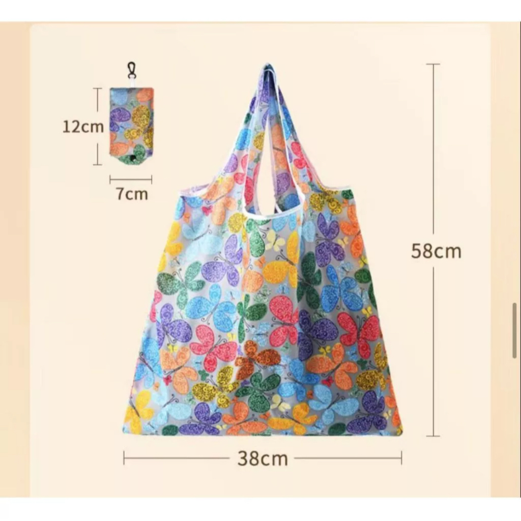 TERKINI Kantong Belanja Travel Lipat Besar Tas belanja Lipat Totebag Lipat Kantong Belanja Travel