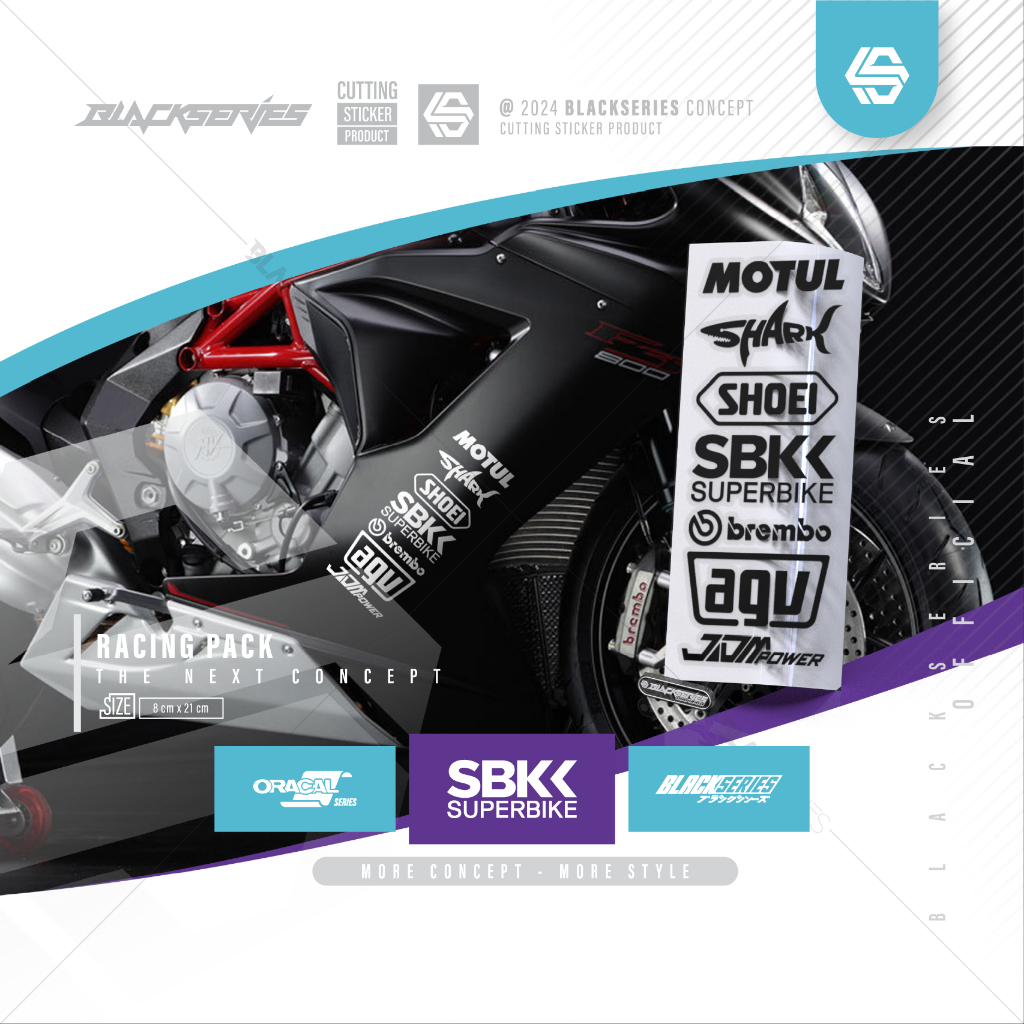 Stiker Racing Pack | Cutting Sticker Racing Pack | Racing 01