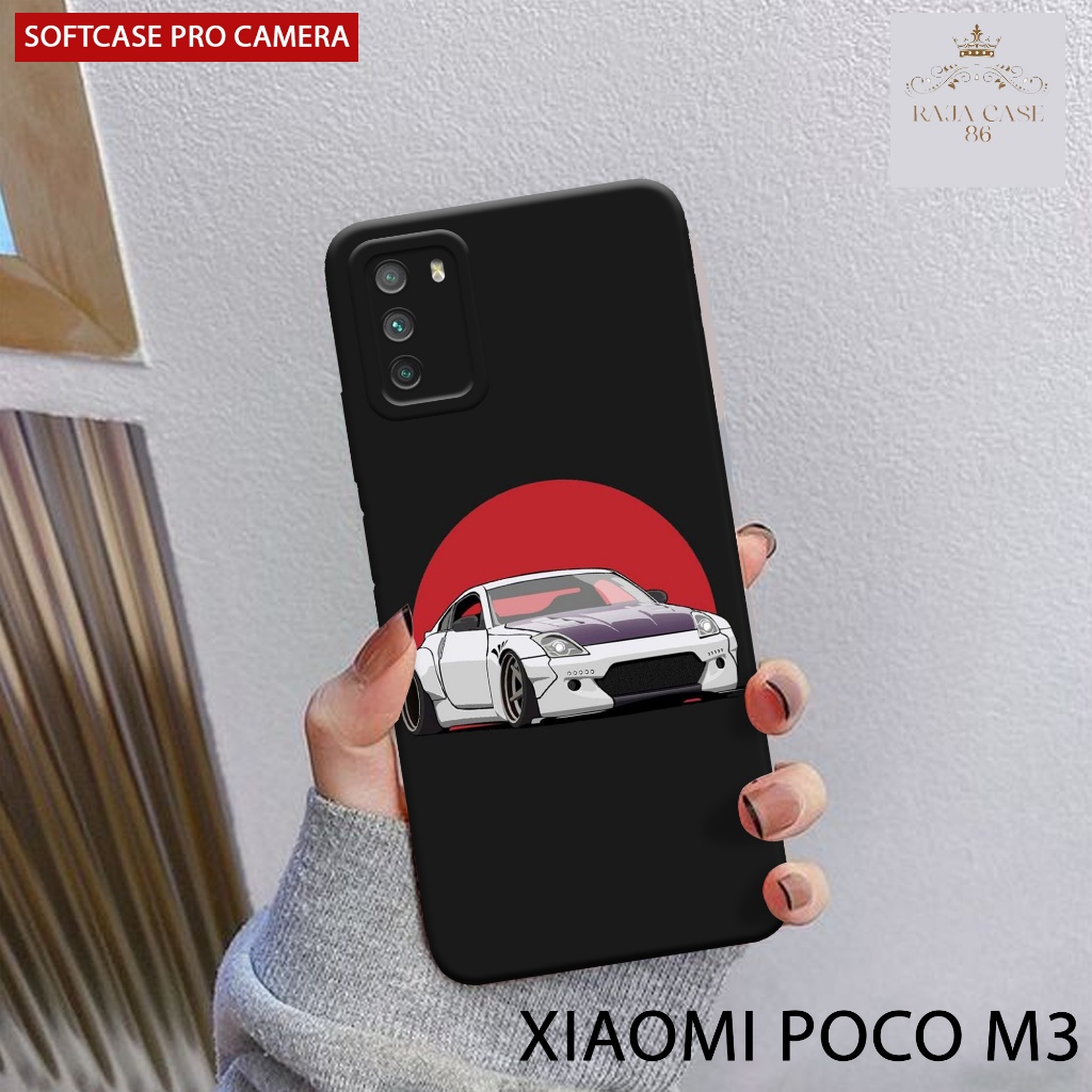 Case Poco M3 4g Terbaru - Rajacase - casing Poco M3 - Motif case Mobil - Pelindung handphone - POCO 