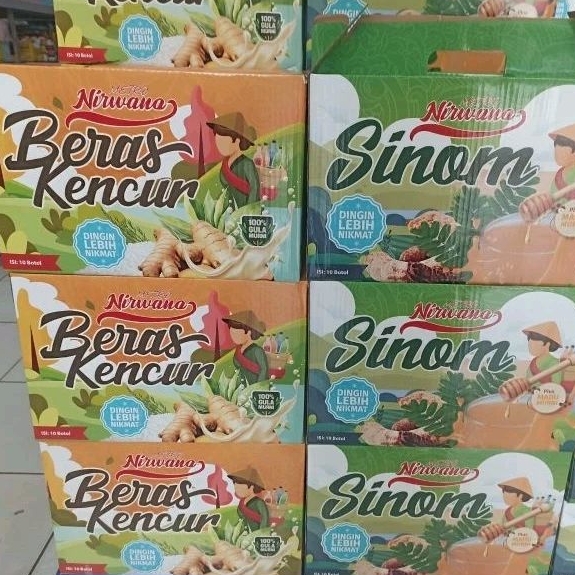 Minuman Beras Kencur Dan Sinom Nirwana Nganjuk Original 500 Ml