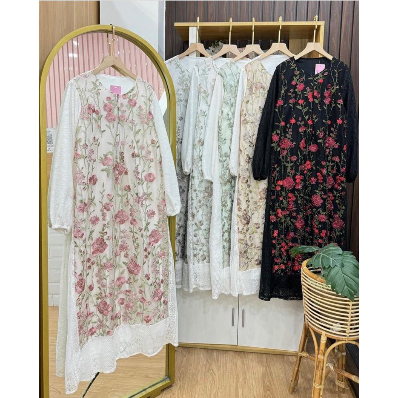 ROSI DRESS GAMIS BRUKAT TILLE