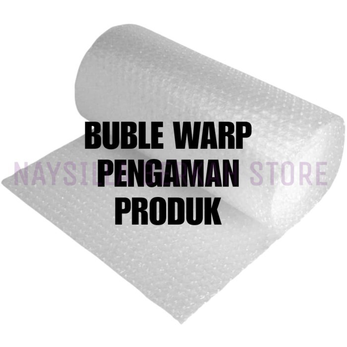 

BUBBLE WRAP TAMBAHAN UNTUK PENGAMAN PRODUK