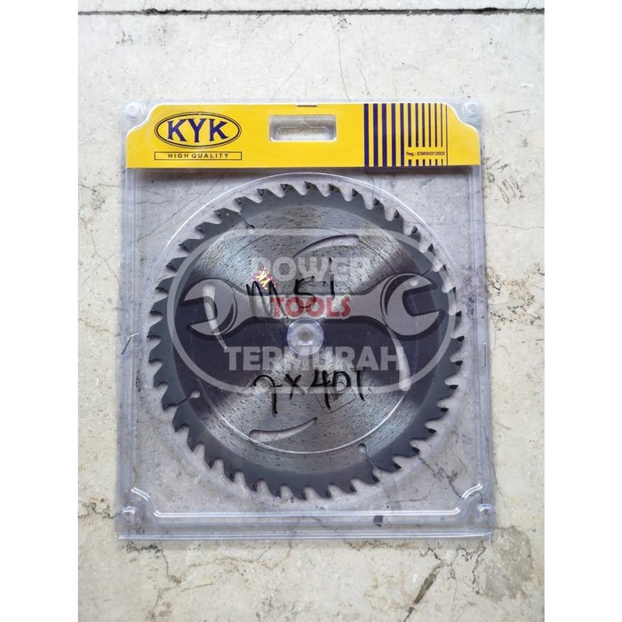 

MATA GERGAJI KAYU 7"X40T TIPIS CIRCULAR SAW BLADE MATA CIRCULAR KYK