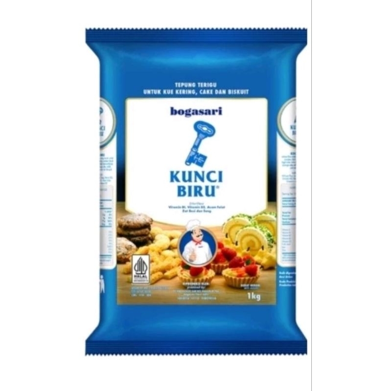 

Bogasari - KUNCI BIRU kemasan 1000g/1KG