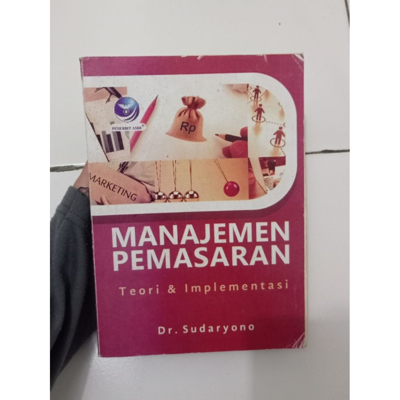[PRELOVED] Manajemen Pemasaran Teori dan Implementasi (Dr. Sudaryono)