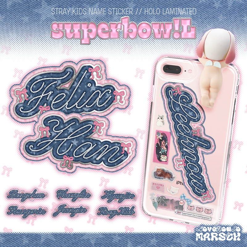 

SUPERBOW!L • Stray Kids Name Sticker