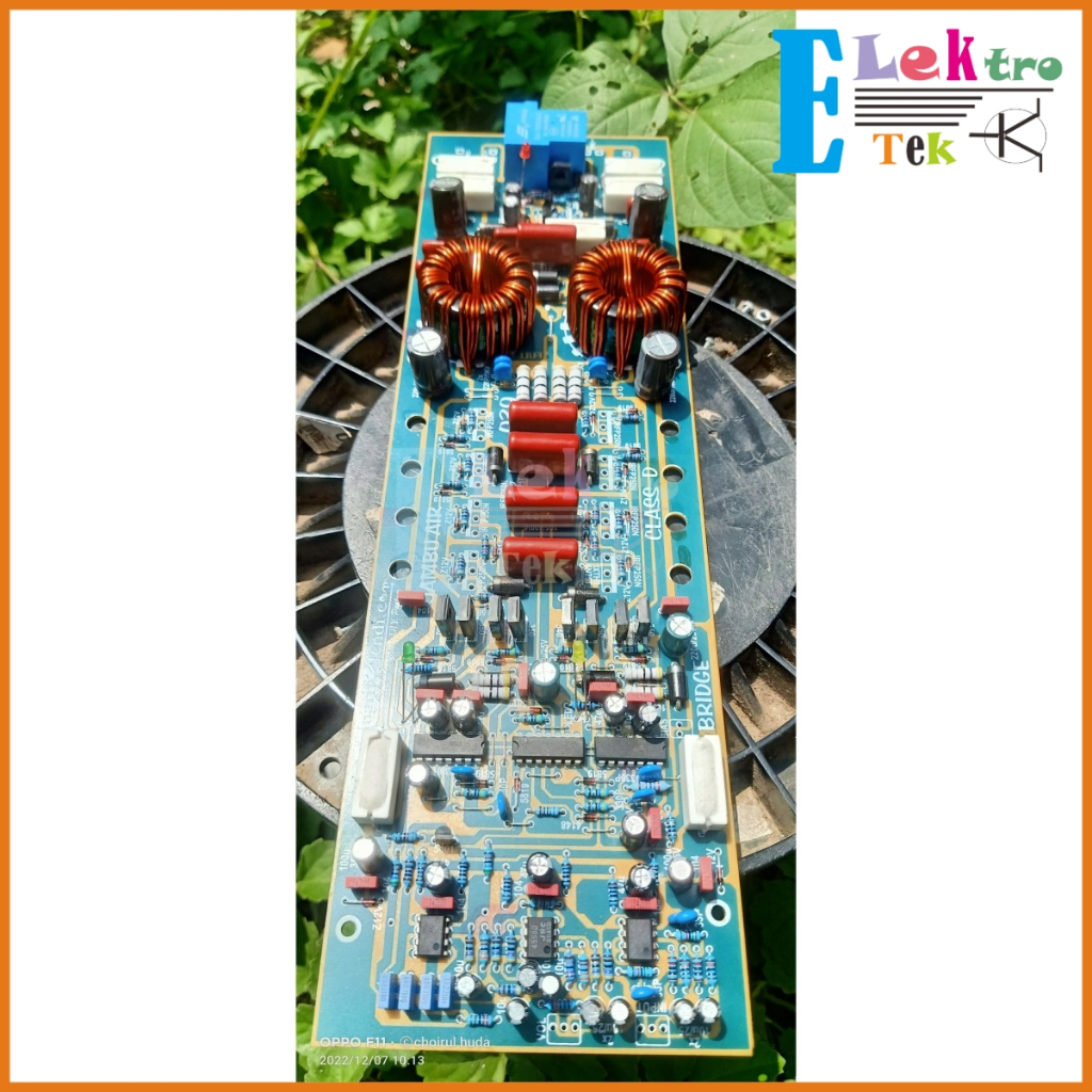 KIT POWER AMPLIFIER CLASS D FULLBRIDGE FB IC LOGIC 4070 8FET FET 039M JAMBU AIR