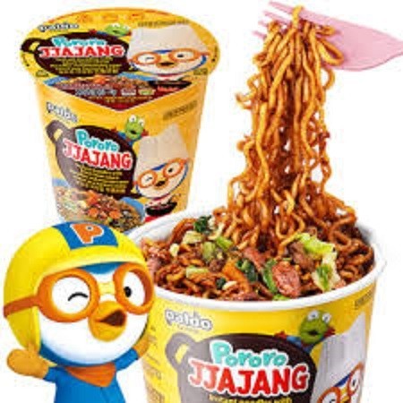 

Paldo Pororo Jjajangmyeon Cup Noodle-Jjajangmyeon Mie Ramen Korea 65gr