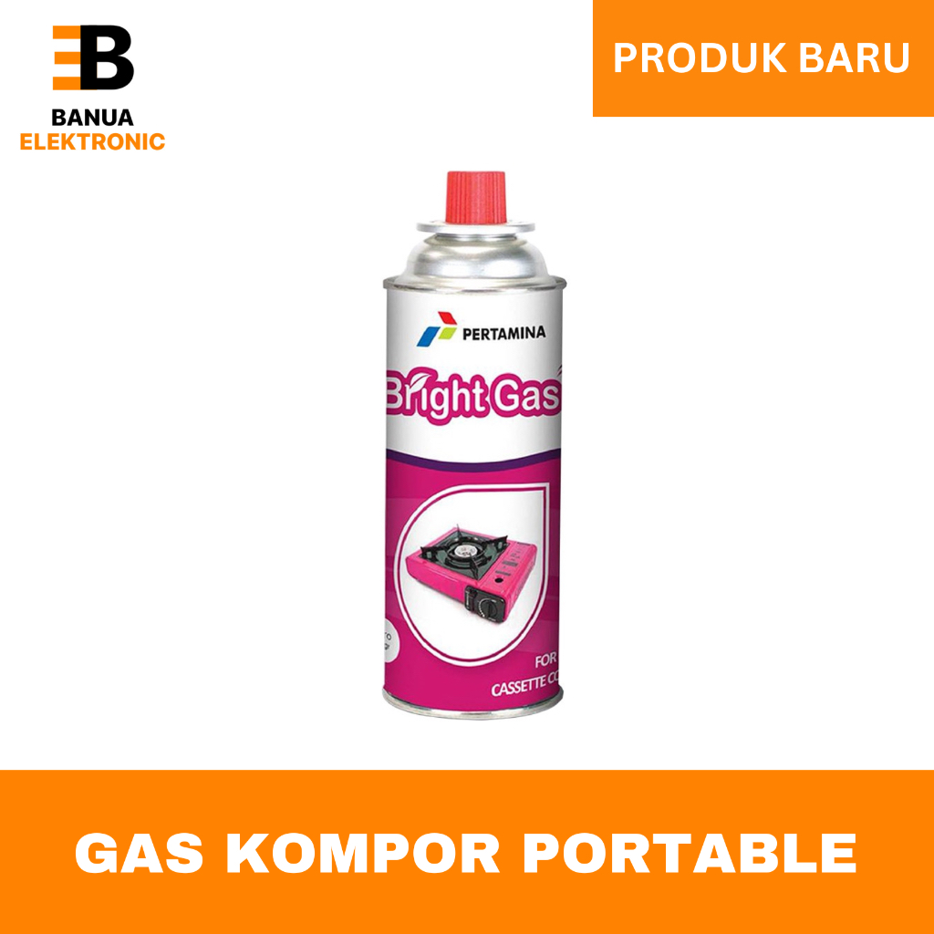 Gas isi ulang portable refil / bright gas pertamina