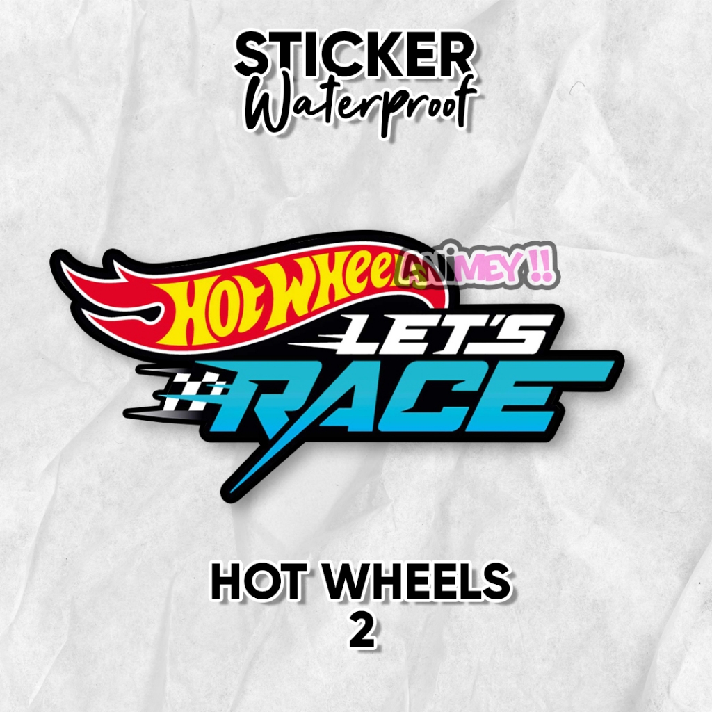 

Stiker Hot Wheels Logo / Sticker Hot Wheels / Stiker Waterproof