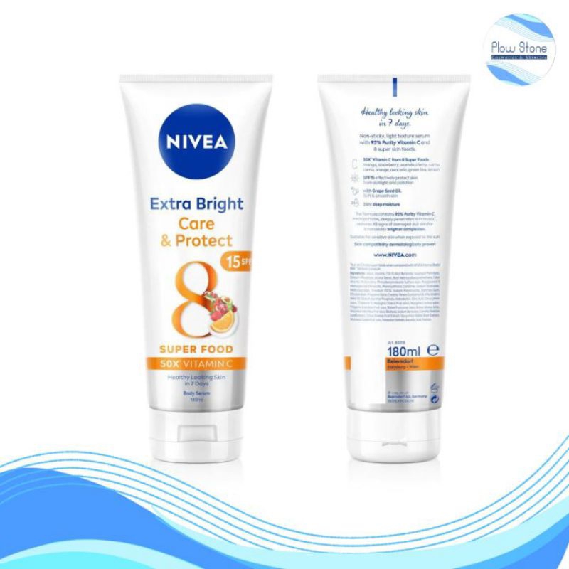 Body Serum Nivea Care & Protec 180ML  / Nivea Body Serum / HB Nivea / Hamdbody Nivea