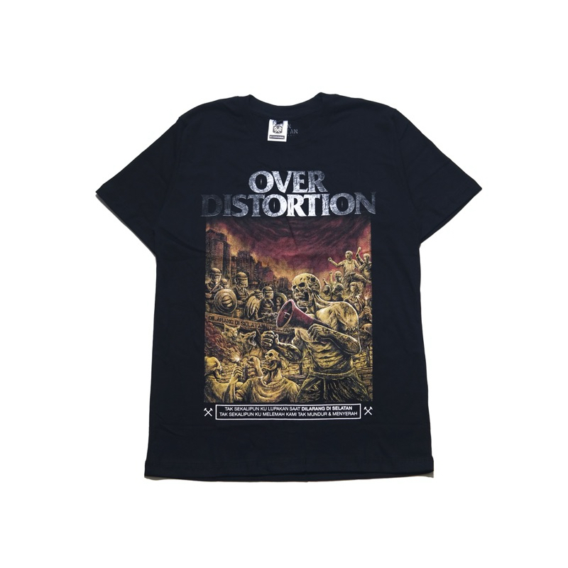 Originmerch_Store ORIGINAL Tshirt OVER DISTORTION - DILARANG DISELATAN / Kaos Distortion
