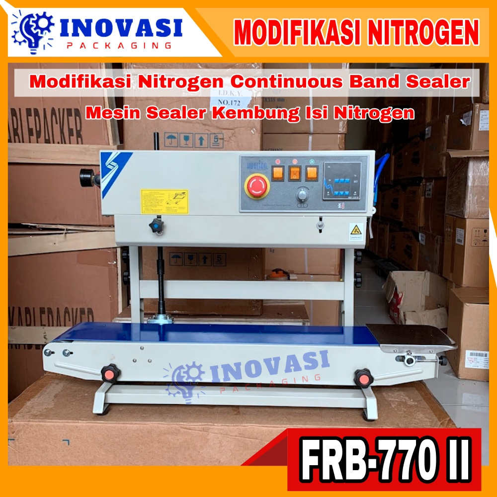 Modifikasi Mesin Sealer Kembung Isi Nitrogen Continuous Band Sealer FRB-770