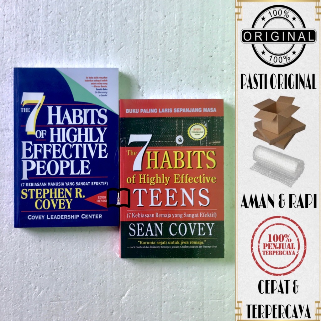 Paket Buku The 7 Habits Of Highly Effective People & The 7 Habits Of Highly Effective Teens - Buku O