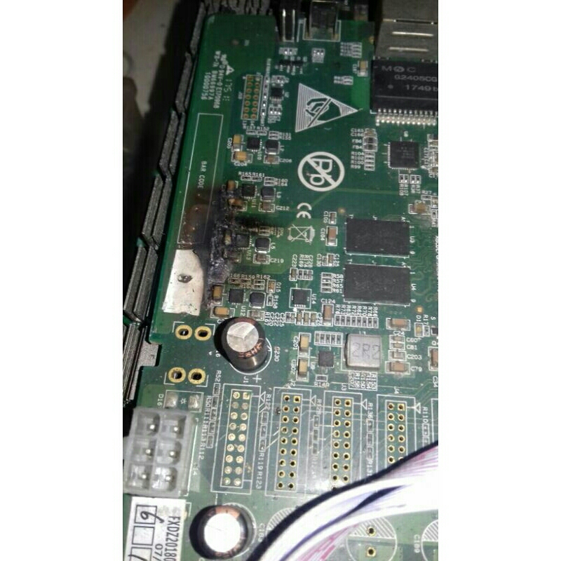 Antminer s9 control board ( rusak/bahan kanibalan )