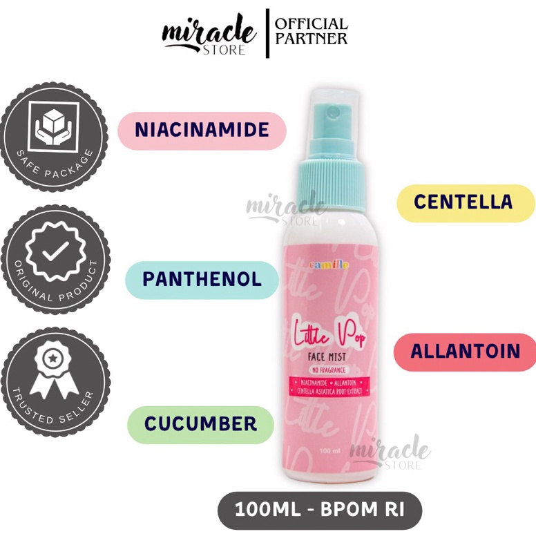 Top Design READY FACE MIST CAMILLE LITTLE POP FACE MIST CAMILLE BEAUTY FACIAL MIST FACIAL SPRAY CAMI