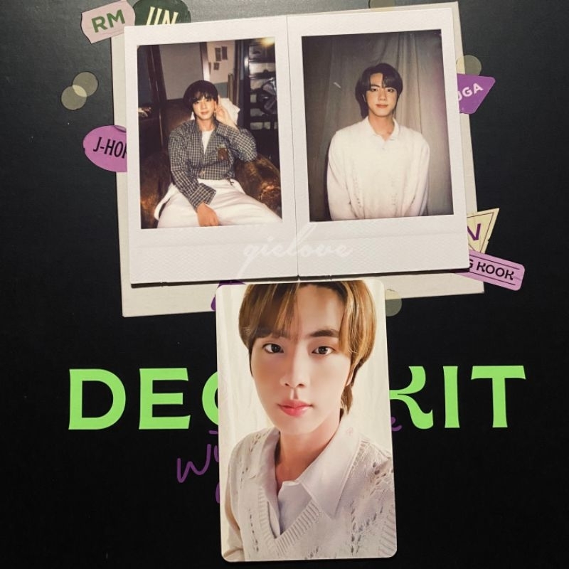 Seokjin BTS Deco Kit Photocard