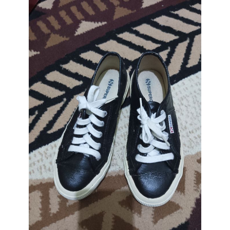 sepatu SUPERGA preloved sepatu hitam