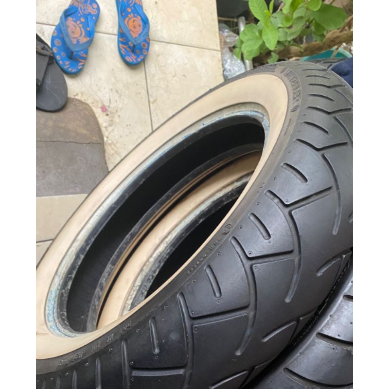 Ban Metzeler marathon whitewall 130-90/16