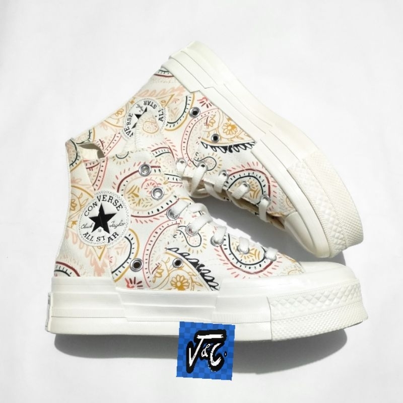 Converse Chuck 70 70s Plus Crafted Evolution Paisley Print Graphic Hi