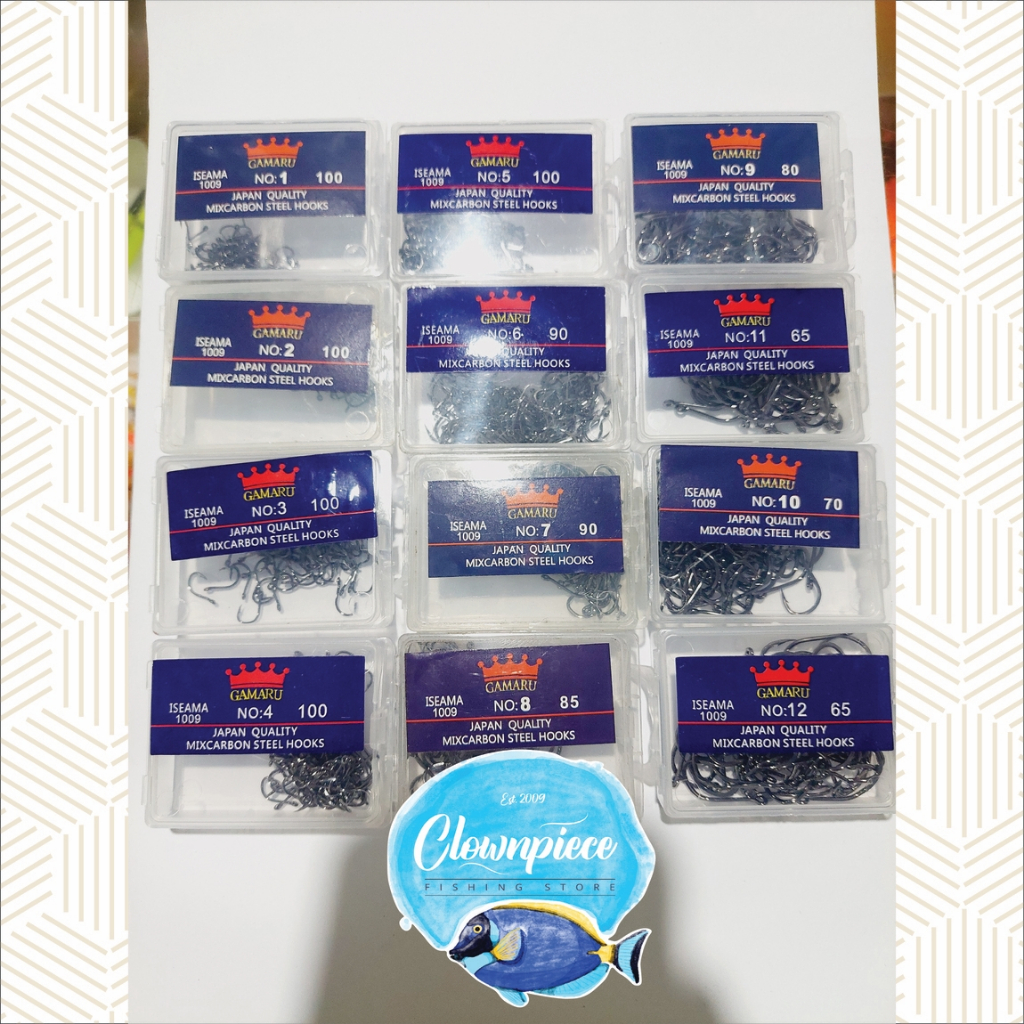 Mata Kail Pancing Box Iseama Isi 100 / Mata Kail Box Iseama Isi 100 / Mata Pancing Box Iseama Isi 10