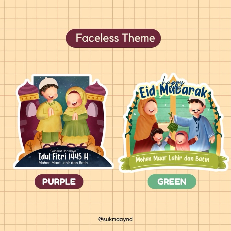 

Amplop Lebaran Ilustrasi Green (Faceless)