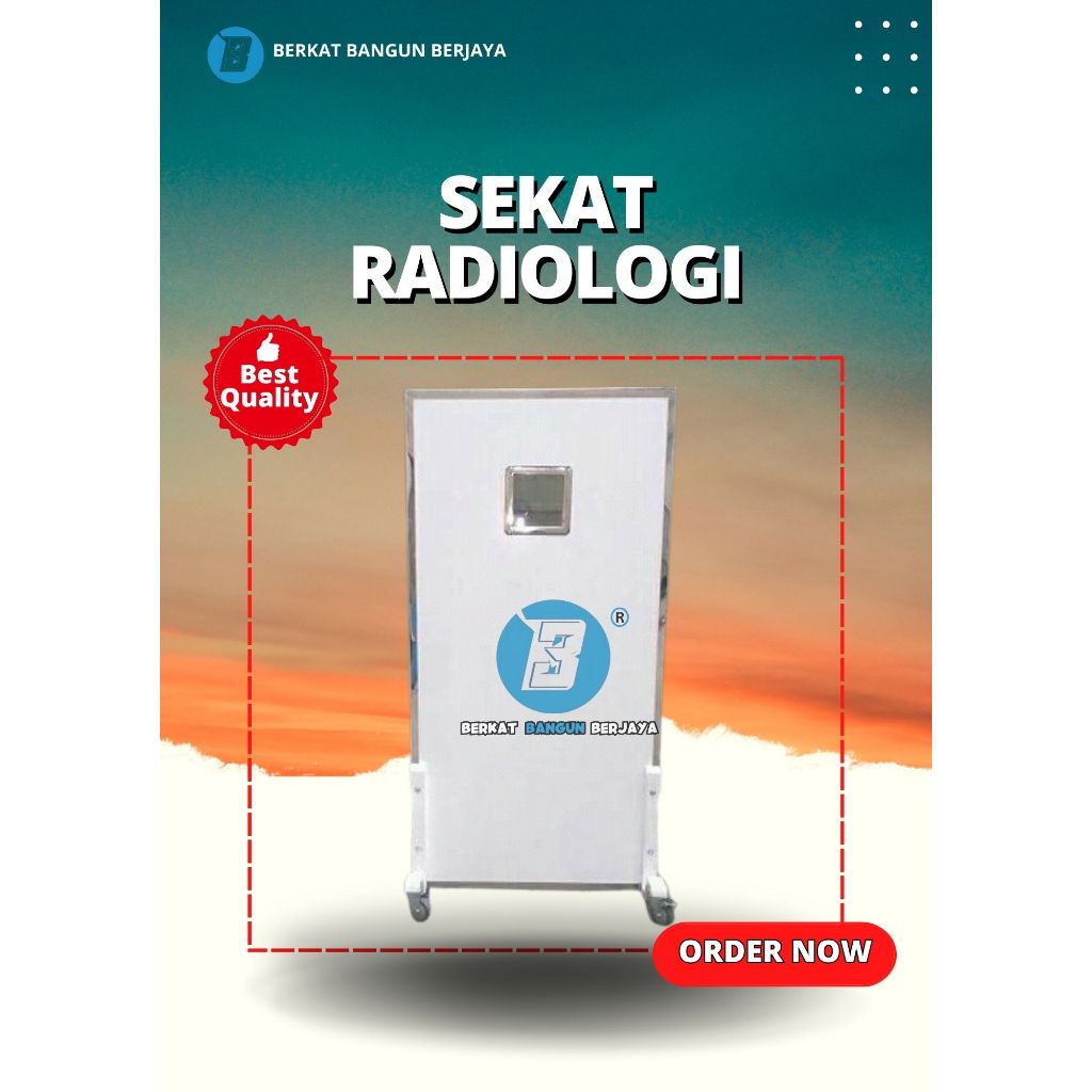 Pintu Anti Radiasi PB / Pintu Xray - Tabir Radiologi - Sekat Radiologi