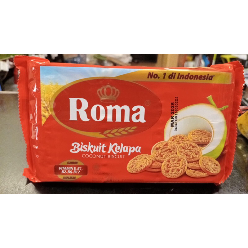 Roma Biskuit Kelapa & Roma Malkist Kelapa Kopyor