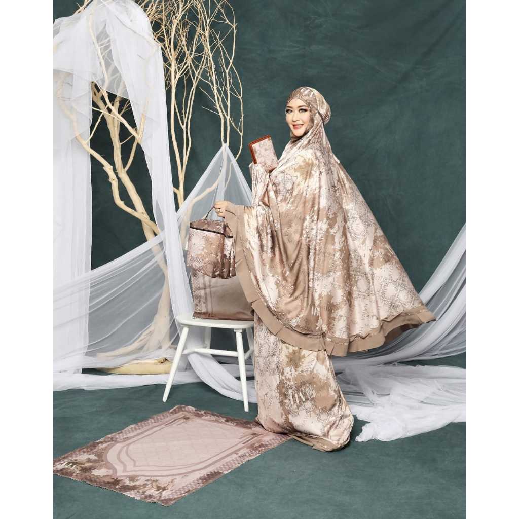 Mukena Premium Motif Hawa  - RHAMADIA SET - Free Alquran