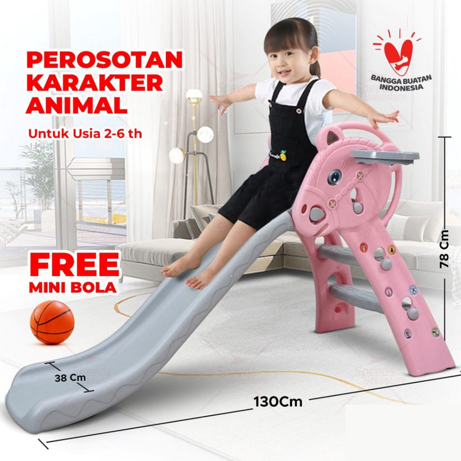 Molion Perosotan Anak Serodotan Panda Mainan Anak Perosotan Serodotan Anak Dino JM 30282