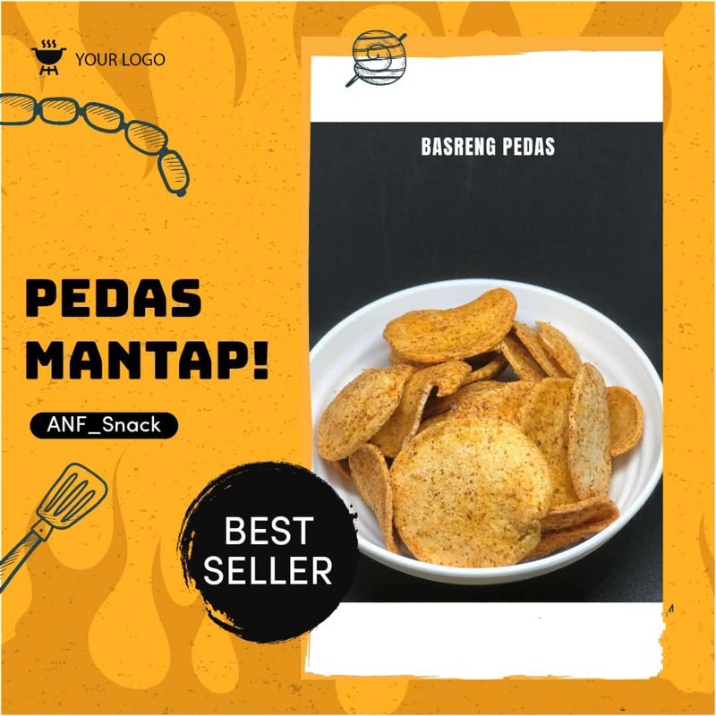 

Basreng Bulat Pedas 250gr (ANF)