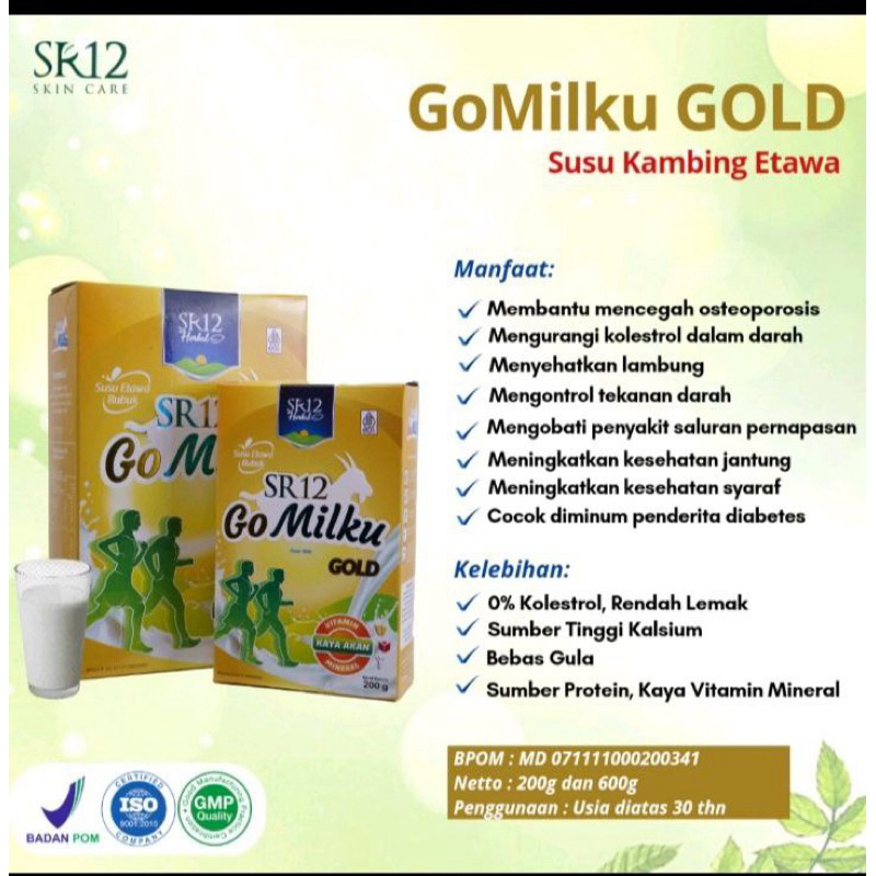 

Susu kambing etawa Go Milku 200gram