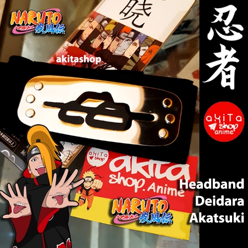 Headband Ikat Kepala Naruto Konoha DEIDARA AKATSUKI