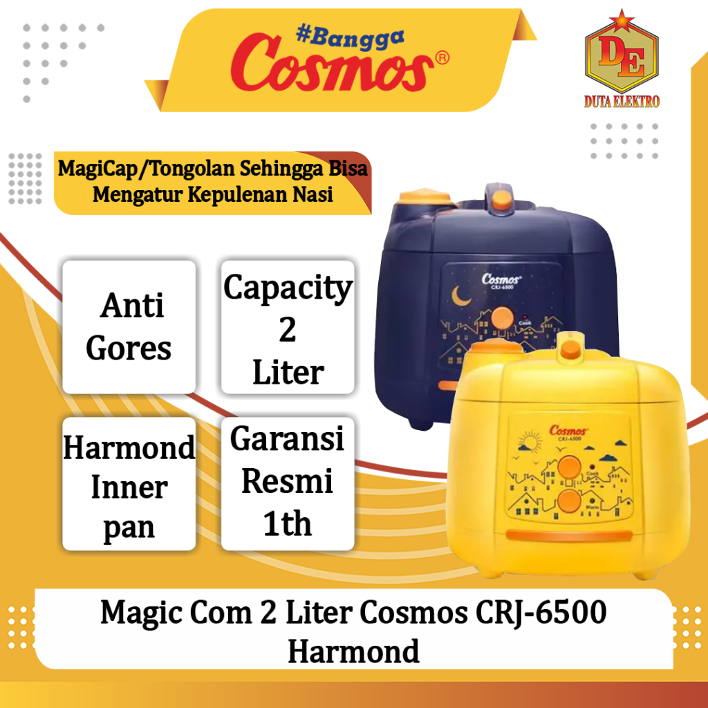 Magic Com 2 Liter Cosmos CRJ 6500 Harmond