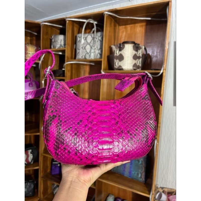 Tas Bulan Kulit Ular phyton