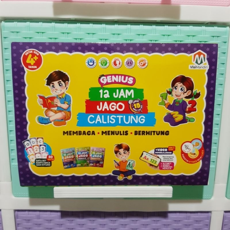 buku genius 12 jam jago calitung membaca menulis berhitung