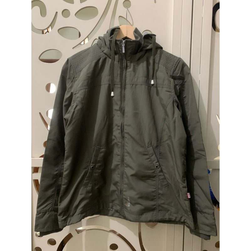 Jaket Wanita Parasut Ako Hijau 11-0399