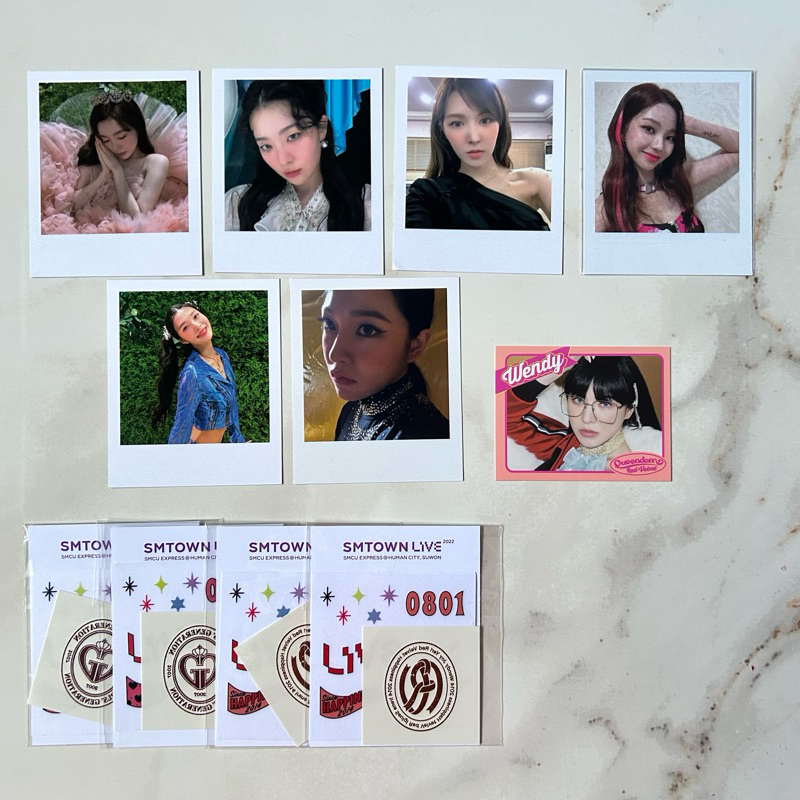 [READY STOCK] POLAROID RED VELVET - FEEL MY RHYTHM THE REVE FESTIVAL 2022 FMR IRENE SEULGI WENDY JOY