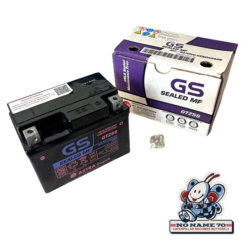 Aki Accu 12V GS Astra Honda C70 C700 C800 Astrea 800 Star Win100 Win Kirana Karisma Supra x 125